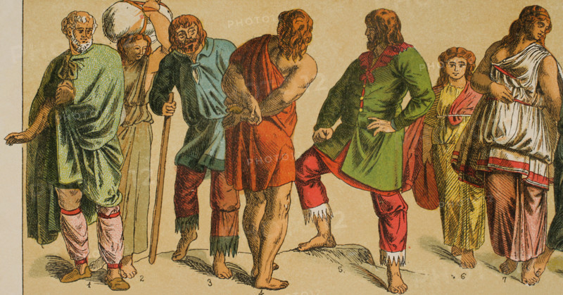Goths, Germanic peoples, 1882.  Creator: Unknown.