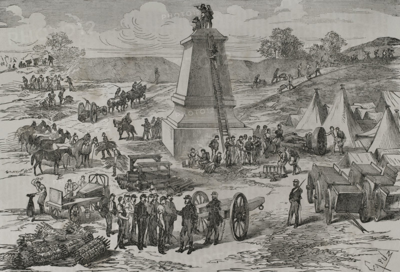 Franco-Prussian War (1870-1871): Siege of Paris (19 September 1870 to 28 January 1871), 1870. Creator: Tomás Carlos Capuz.