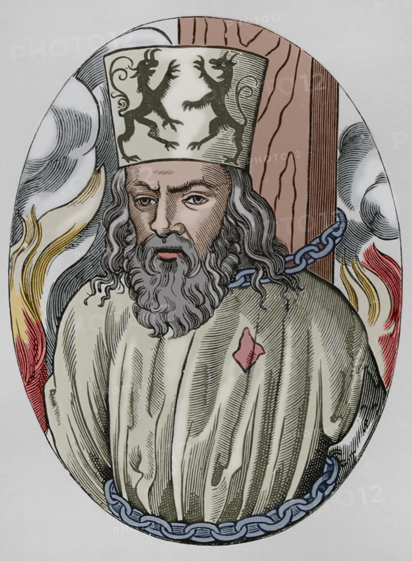 Jerome of Prague, (1360-1416), Czech scholastic philosopher and preacher, 1877.  Creator: Unknown.
