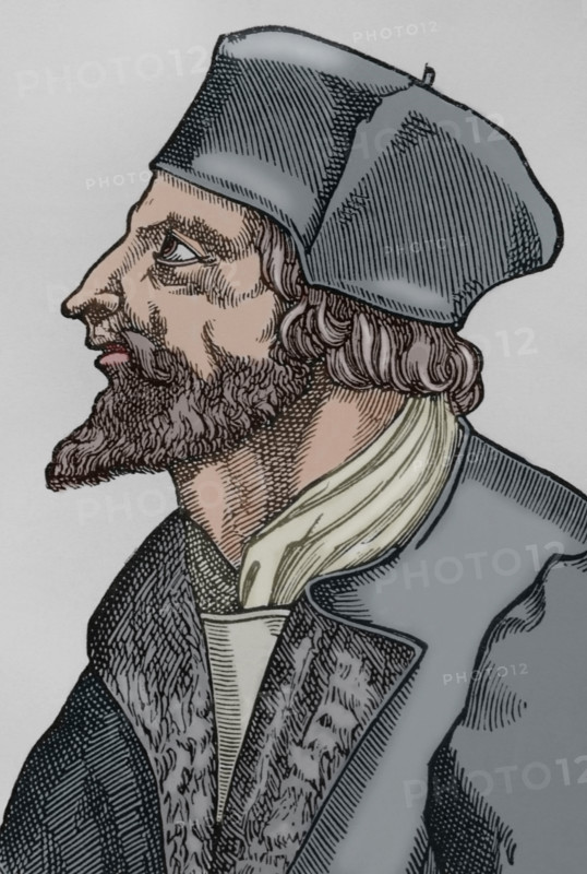 Jan Hus, (1369-1415), Czech theologian and philosopher, 1877. Creator: Unknown.
