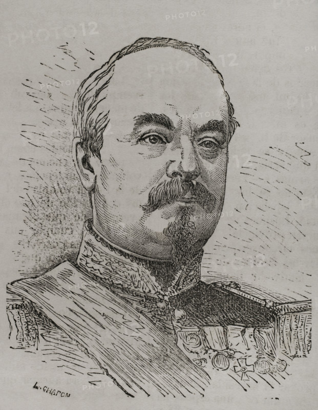 François Achille Bazaine (1811-1888), Marshal of France, 1870.  Creator: L Chapon.