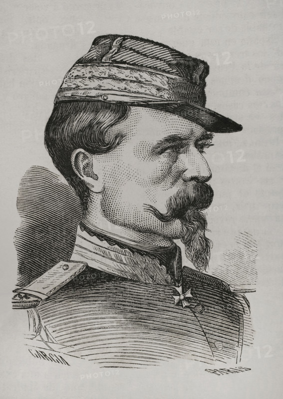 Antoine Chanzy (Antoine Alfred Eugène Chanzy) (1823-1883), French general, 1870.  Creator: Marcelo Paris.