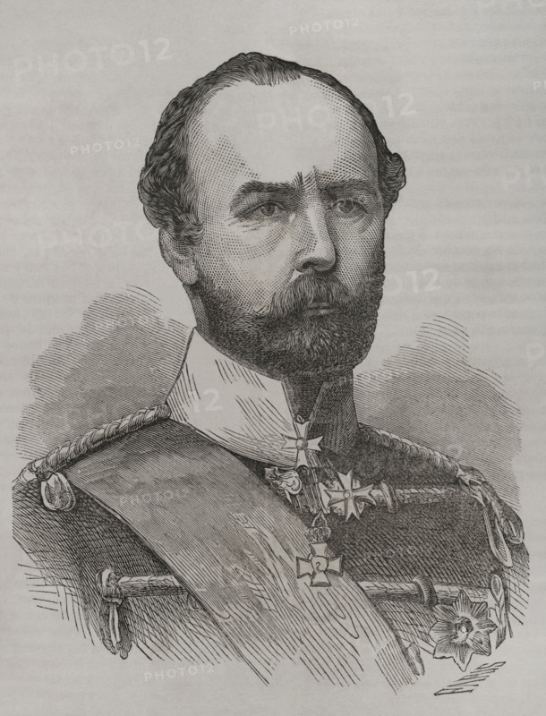 Friedrich Karl (1828-1885), Prince of Prussia of the House of Hohenzollern, 1870.  Creator: Marcelo Paris.