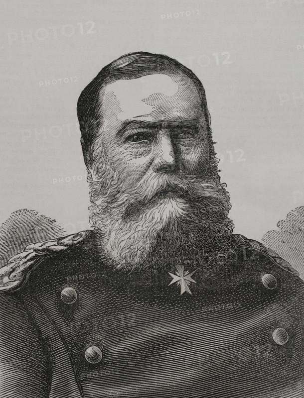 Eduard Vogel von Falckenstein (1797-1885), Prussian infantry general, 1870.  Creator: Unknown.