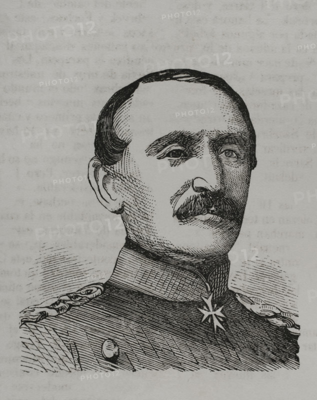 Constantin von Alvensleben, Prussian general who led the Prussian III Corps during..., 1870.  Creator: Unknown.