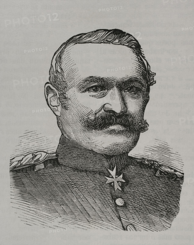 Julius von Bose (1809-94), Prussian general who led the Prussian XI Corps..., 1870.  Creator: Unknown.