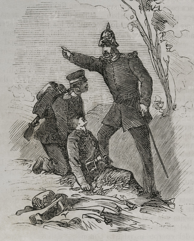 Franco-Prussian War (1870-1871): Prussian Military Medical Corps doctor, 1870.  Creator: Unknown.