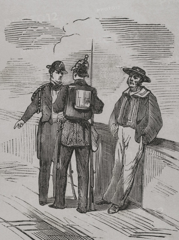 Franco-Prussian War (1870-1871): Prussian squadron seamen, 1870. Creator: Unknown.