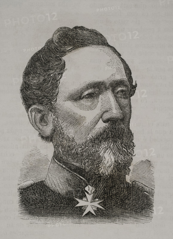 Leonhard von Blumenthal (Leonhard Graf von Blumenthal) (1810-1900). Prussian Field Marshal, 1870. Creator: Unknown.