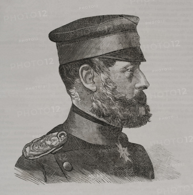 Gustav von Stiehle (Friedrich Wilhelm Gustav Stiehle) (1823-1899), Prussian infantry general, 1870. Creator: Unknown.