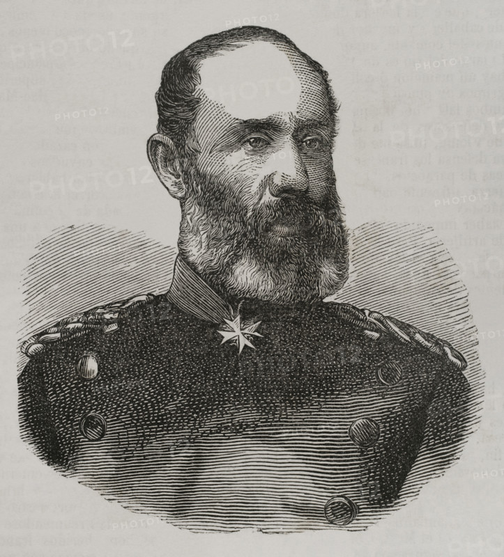 Ludwig von Wittich (1818-1884), Prussian lieutenant general, 1870.  Creator: Unknown.