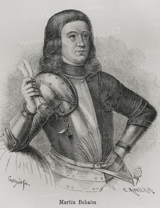 Martin Behaim, (1459-1507), German textile merchant, cartographer and astronomer, 1892.  Creator: Unknown.