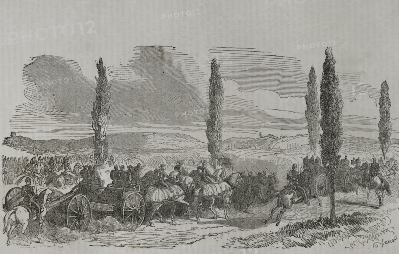 Franco-Prussian War (1870-1871): Battle of Gravelotte (18 August 1870), 1870.  Creator: Unknown.