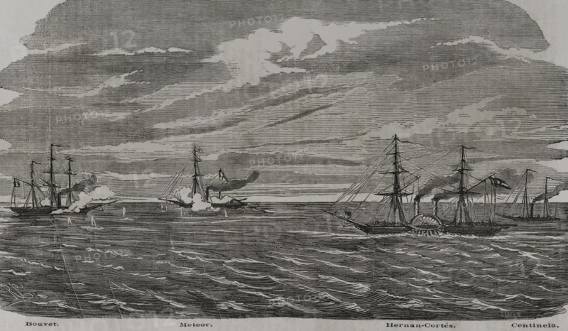 Franco-Prussian War (1870-1871): "Battle of Havana" (9 November 1870), 1870.  Creator: Celestino Sadurni.
