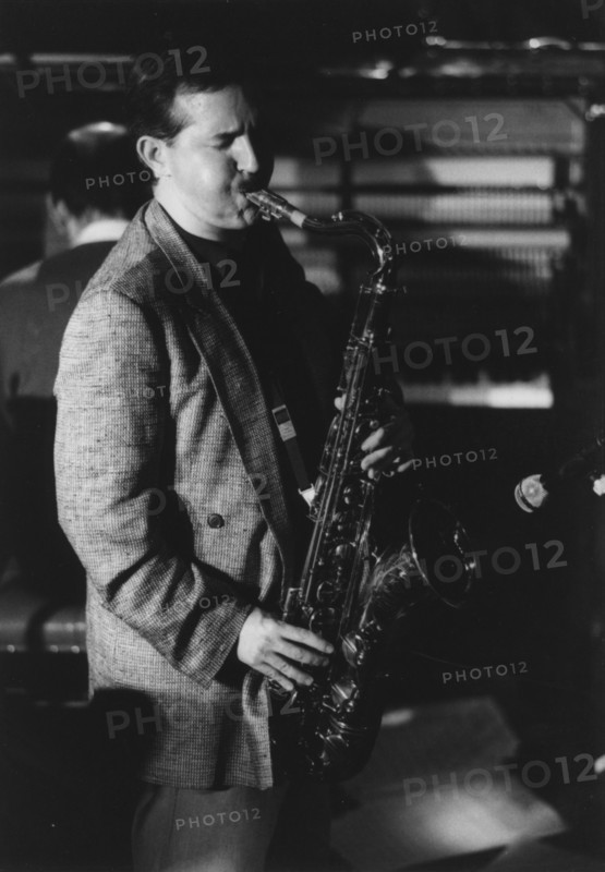 Scott Hamilton, Jazz Caravan, The Exchange, Cambridge, 1991. Creator: Brian Foskett.
