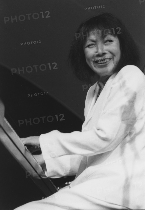 Toshiko Akiyoshi, Brecon Jazz Festival, Wales, 1995. Creator: Brian Foskett.