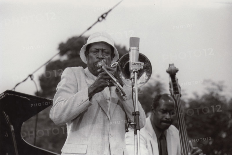 Al Grey, Eddie Jones, Capital Radio Jazz Festival, 1981. Creator: Brian Foskett.