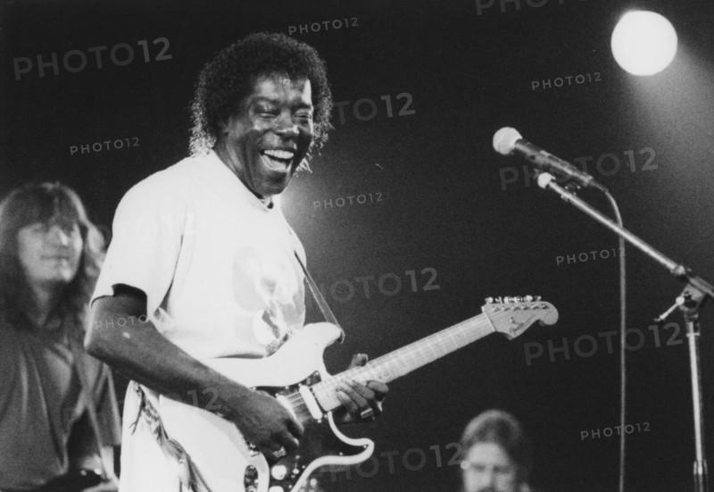 Buddy Guy, Cambridge Folk Festival, 1994. Creator: Brian Foskett.