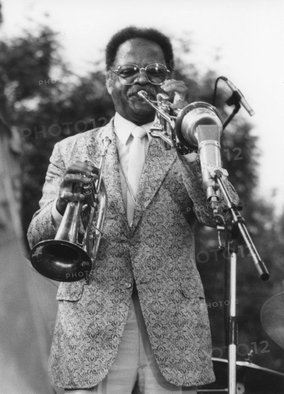 Clark Terry, Capital Radio Jazz Festival, 1981. Creator: Brian Foskett.