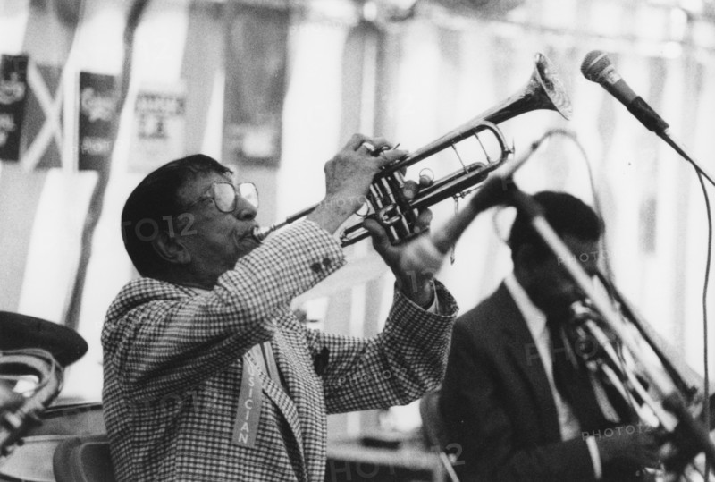 Doc Cheatham, Edinburgh Jazz Festival, 1986. Creator: Brian Foskett.