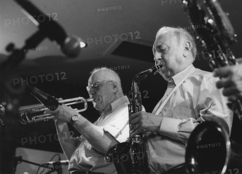 Harry Klein and Ronnie Hughes, Soho, London, 2007. Creator: Brian Foskett.