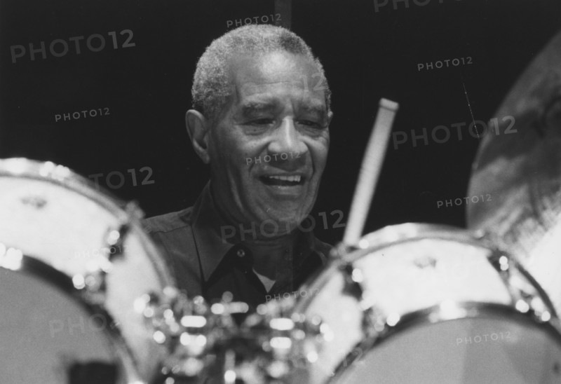 Max Roach, Queen Elizabeth Hall, London, 1996. Creator: Brian Foskett.