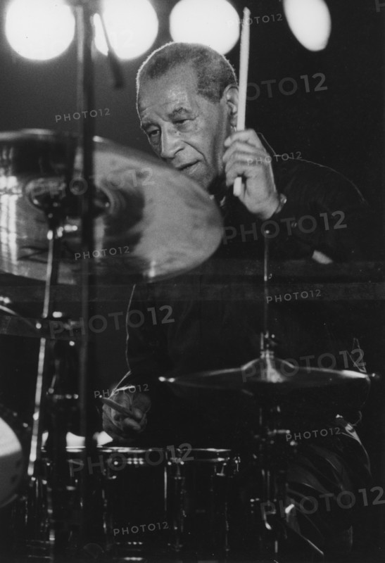 Max Roach, Queen Elizabeth Hall, London, 1996. Creator: Brian Foskett.