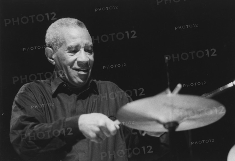 Max Roach, Queen Elizabeth Hall, London, 1996. Creator: Brian Foskett.