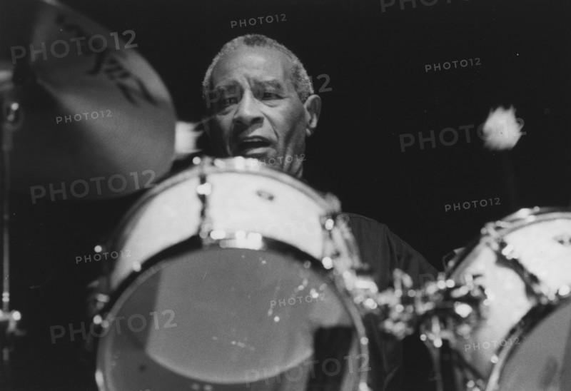Max Roach, Queen Elizabeth Hall, London, 1996. Creator: Brian Foskett.