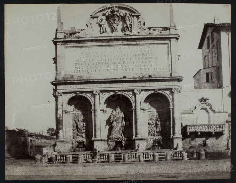 The Fontana dell'Acqua Felice in Rome, c1858.  Creator: Jane Martha St. John.