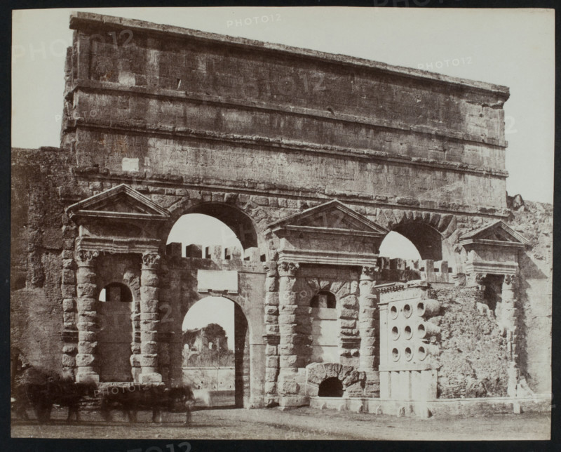 The Porta Maggiore and Tomb of Eurysaces the Baker, Rome, c1858. Creator: Jane Martha St. John.