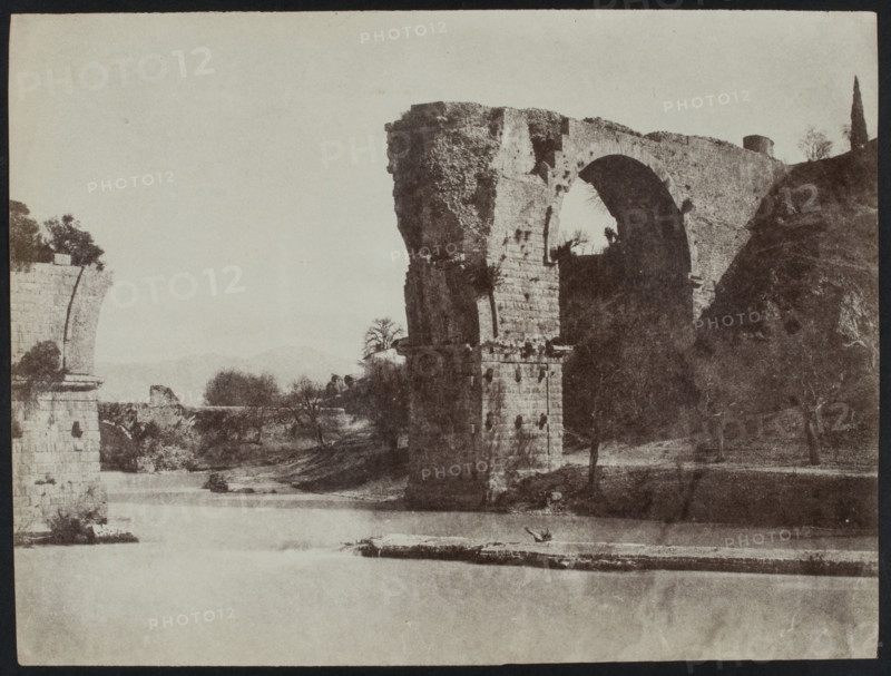 The Bridge of Augustus at Narni, 1850s. Creator: Unknown.