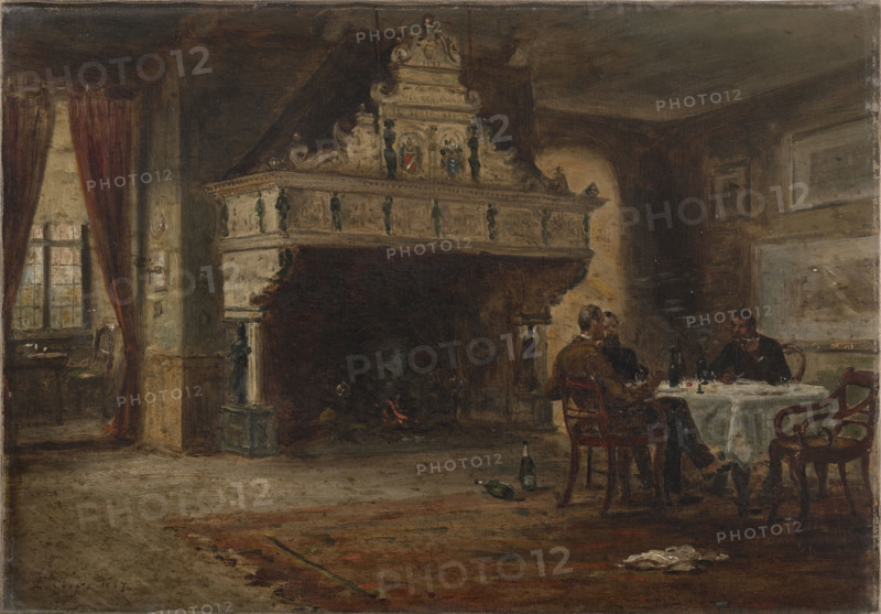 An Interior, 1887. Creator: Ernest Crofts.