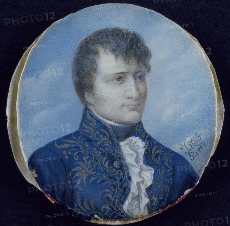 Miniature portrait of Napoléon Bonaparte, c1800-1804. Creator: Unknown.