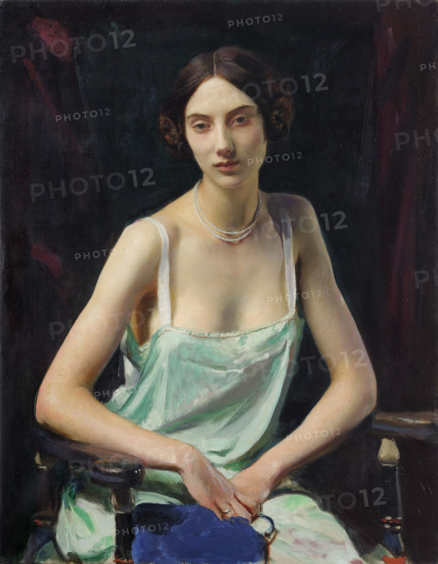 Portrait of a Woman, by 1932. Creator: George Spencer Watson.