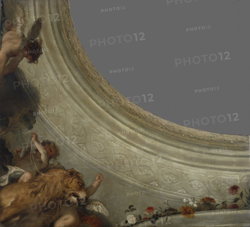 Cupid before Jupiter, (Lion section), 1713-1715. Creator: Sebastiano Ricci.