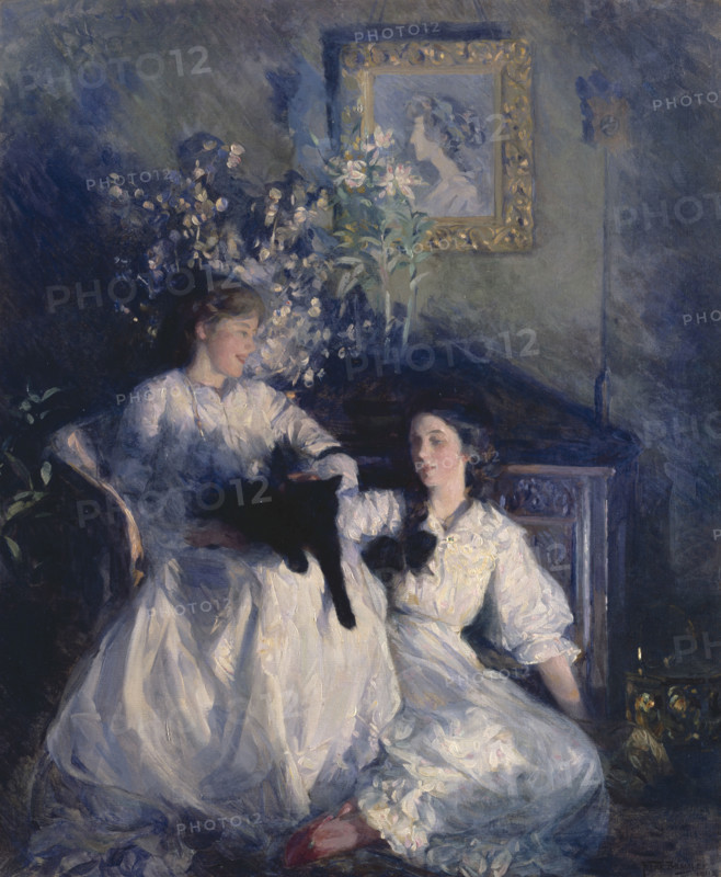 Confidences, 1911. Creator: Frank Bramley.