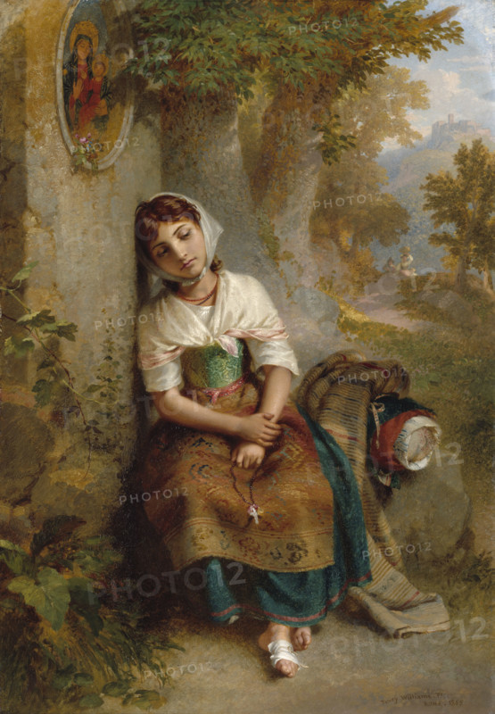 By the Well, 1865. Creator: Penry Williams.