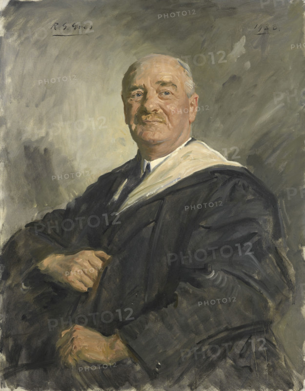 Portrait of Sir Joseph Barcroft, C.B.E., F.R.S., 1938. Creator: Reginald Grenville Eves.