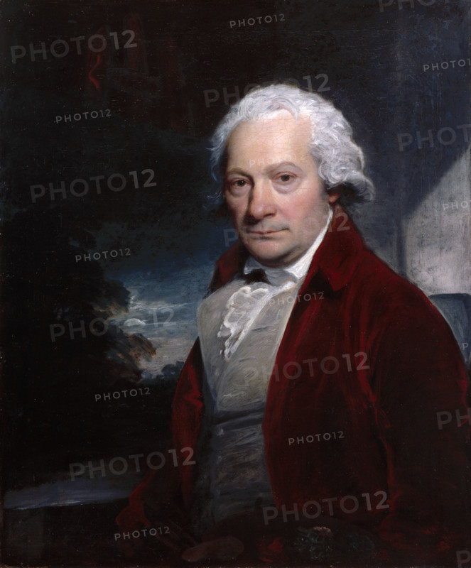 Portrait of Paul Sandby, R.A., c1789. Creator: Sir William Beechey.