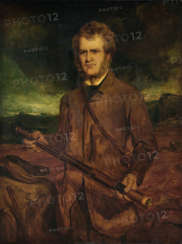 Portrait of Sir Edwin Landseer, R.A., c1855. Creator: Francis Grant.
