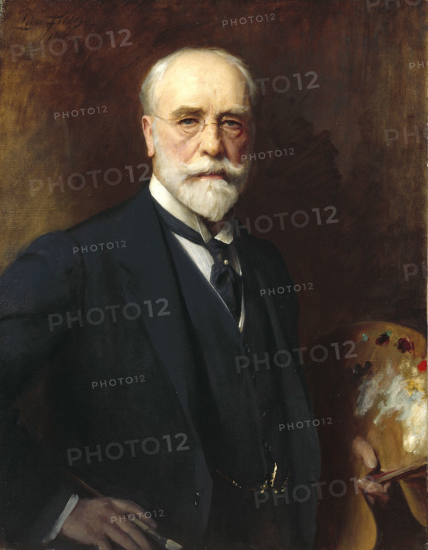 Self-portrait of Sir Luke Fildes, R.A., 1911. Creator: Luke Fildes.