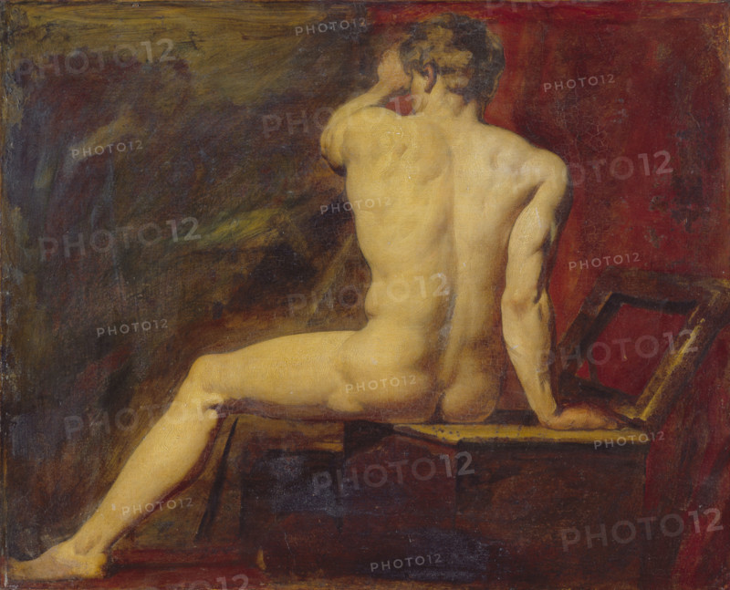 Study of Male Nude, c1815-1820. Creator: William Etty.
