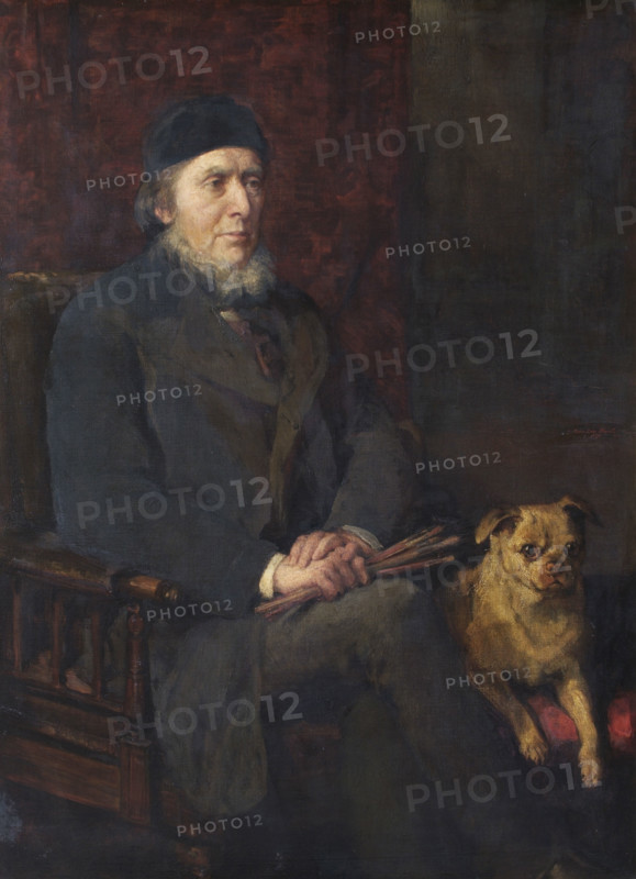 Portrait of Sir William Boxall, R.A., c1870s. Creator: Anna Lea Merritt.