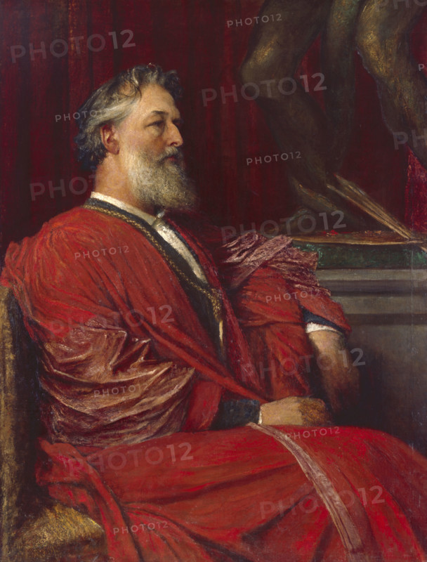 Portrait of Frederic, Lord Leighton, P.R.A, 1888. Creator: George Frederick Watts.