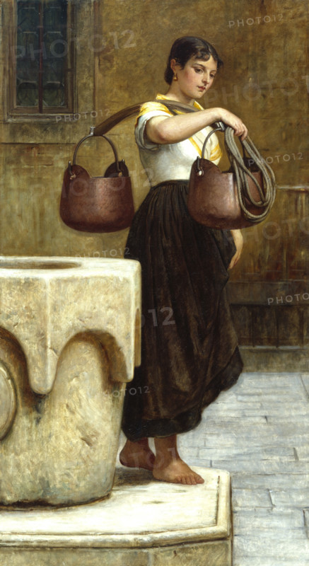 La Biccolante: A Venetian water-carrier, 1879. Creator: William Frederick Yeames.