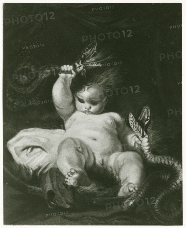 The Infant Hercules, (1790s?). Creator: Henry Thomson.