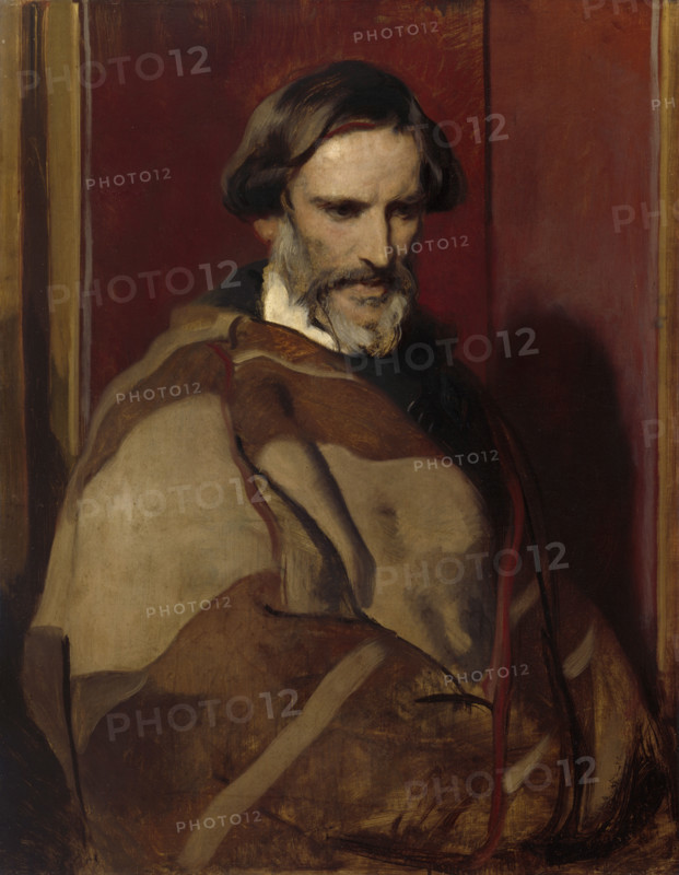 Portrait of John Gibson, R.A., c1850. Creator: Edwin Henry Landseer.