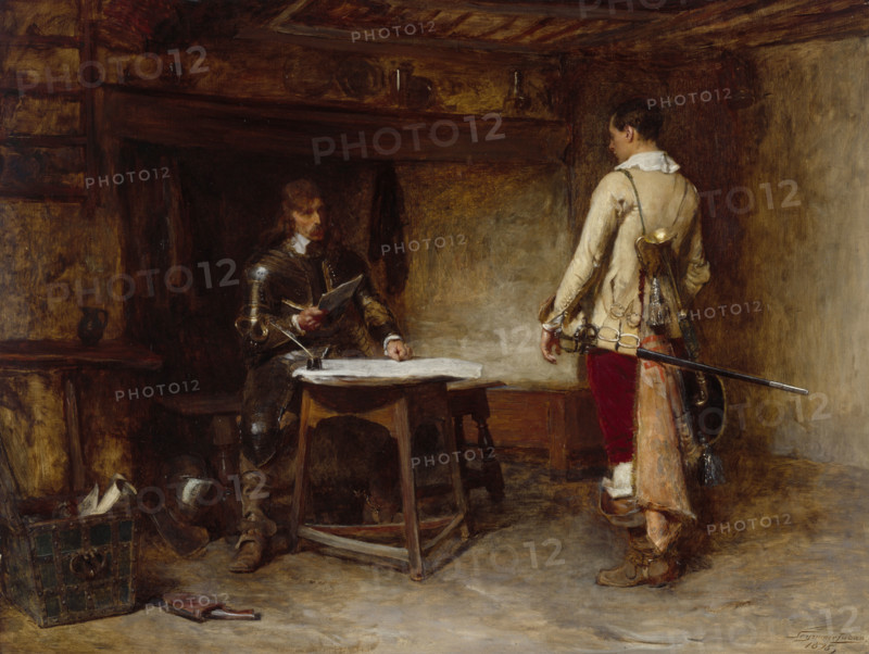News from the Front, 1898. Creator: John Seymour Lucas.