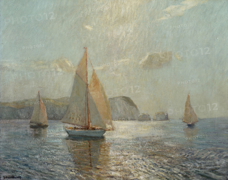 Light Airs off the Needles, c1938. Creator: Julius Olsson.